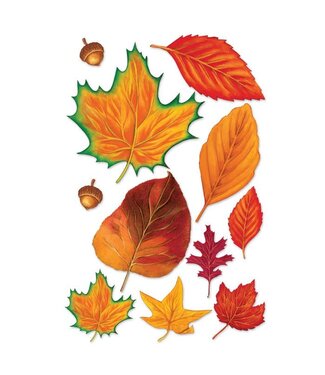 BEISTLE Fall Leaf Cutouts-11ct