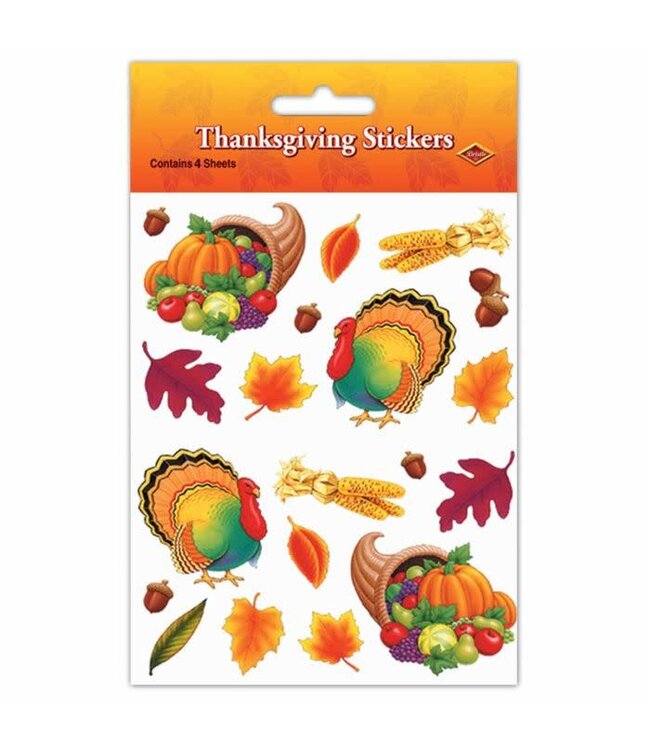 BEISTLE Thanksgiving Stickers