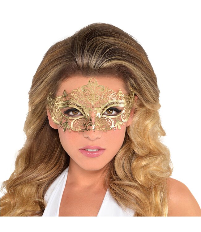 Gold Filigree Mask