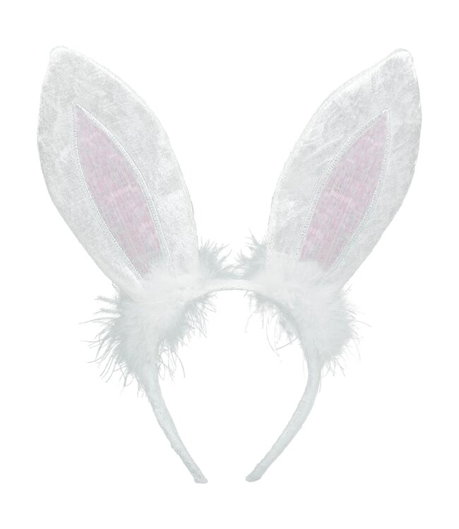 Bunny Ears Headband White