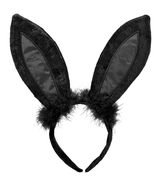 Black Bunny Ears Headband