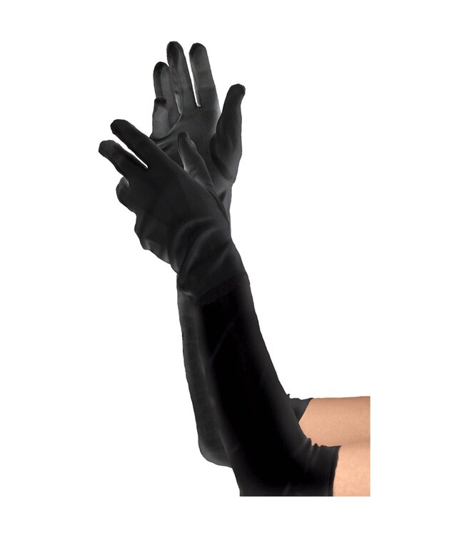 Long Black Gloves - Women