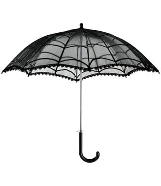 Black Sheer Parasol