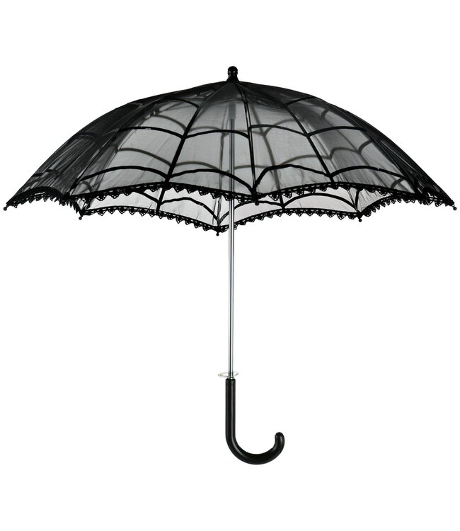 Black Sheer Parasol
