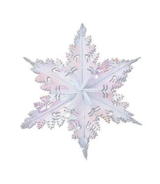 METALLIC SNOWFLAKE 24INCH