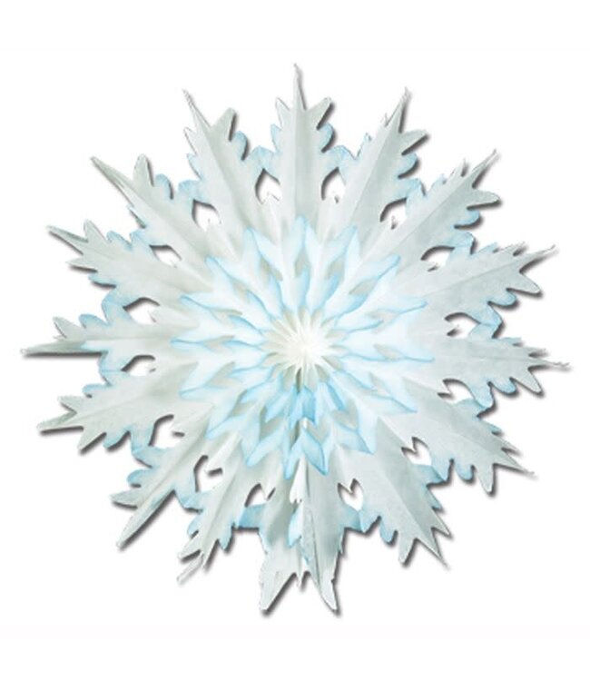 Pkgd Dip-Dyed Snowflakes-2ct.