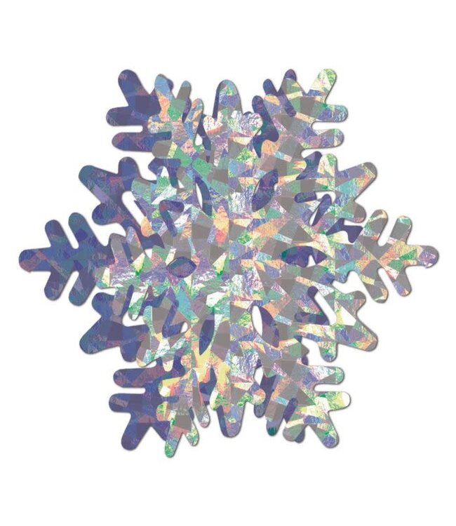 3-D Prismatic Snowflake Centerpiece