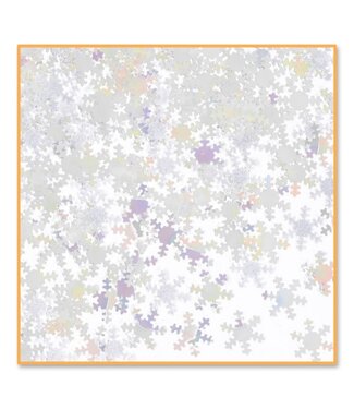 BEISTLE Iridescent Snowflakes Confetti