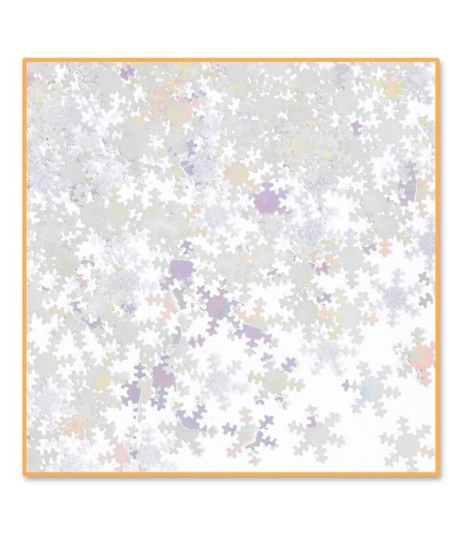 BEISTLE Iridescent Snowflakes Confetti