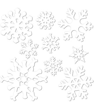 Snowflake Cutouts-9ct