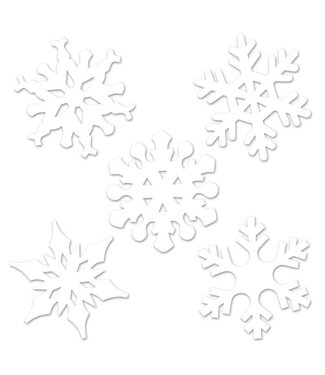 10ct Mini Snowflake Cutouts
