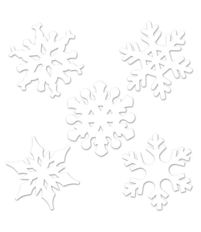10ct Mini Snowflake Cutouts
