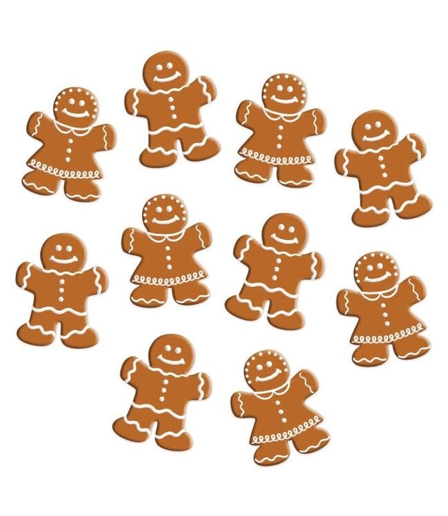 Mini Gingerbread Cutouts-10ct