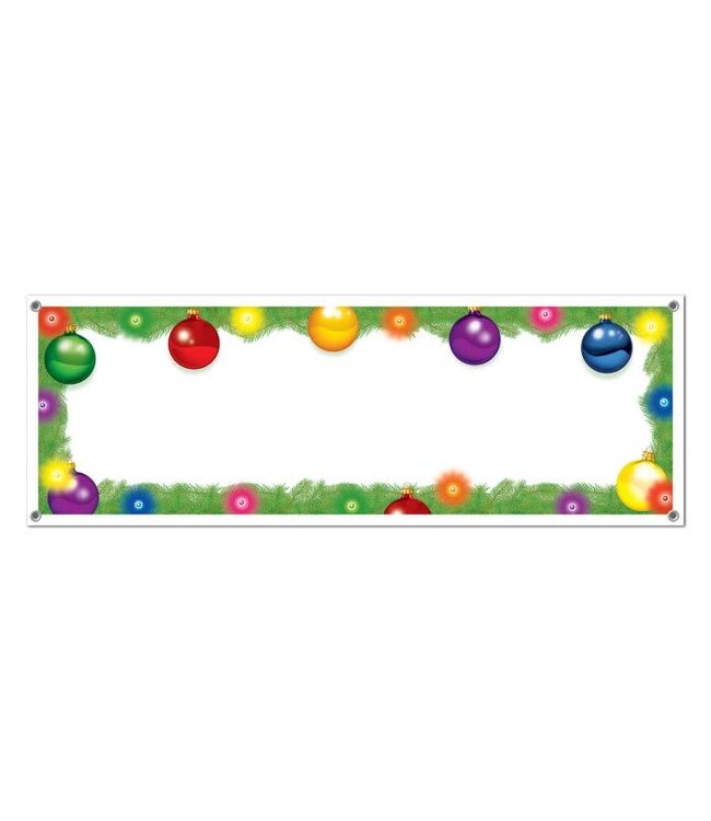 BEISTLE Holiday Sign Banner-5ft