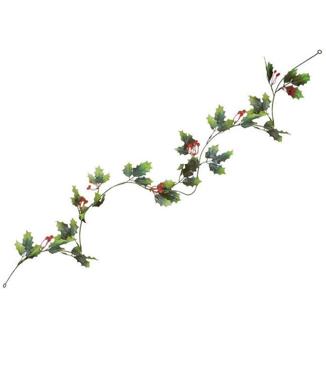 Holly & Berry Garland-6ft