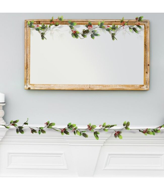 Holly & Berry Garland-6ft