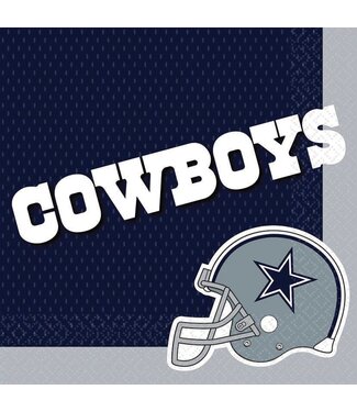 Amscan Dallas Cowboys Lunch Napkins - 16 Count