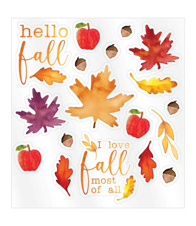 Fresh Autumn Vinyl Window Decoration