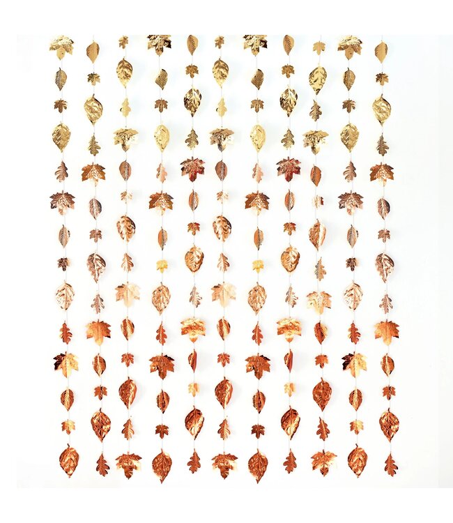 Metallic Leaves Backdrop