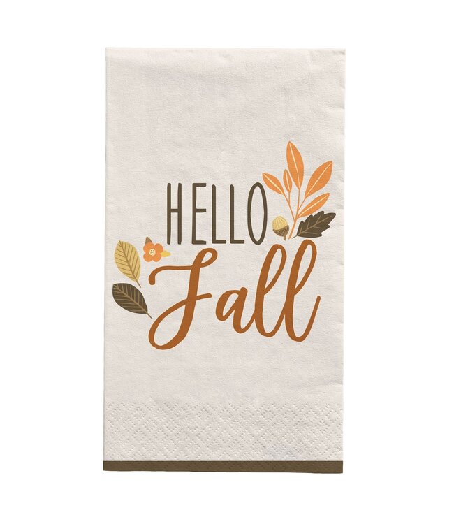 Golden Autumn Guest Towels