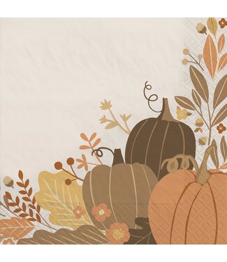 Golden Autumn Luncheon Napkins