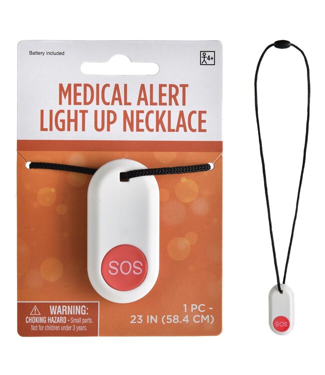 Medical Alert Light Up Necklace