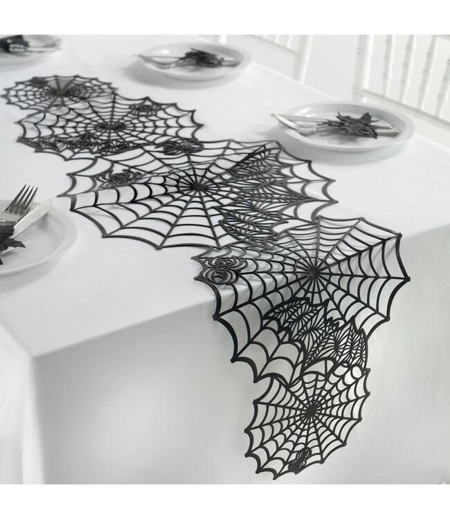 Web Vinyl Table Runner