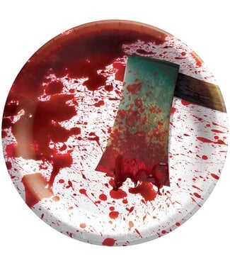 Amscan Get Axed Round Plates - 20 count, 10 inch