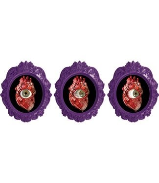 Dark Academia Heart Hanging Lenticular