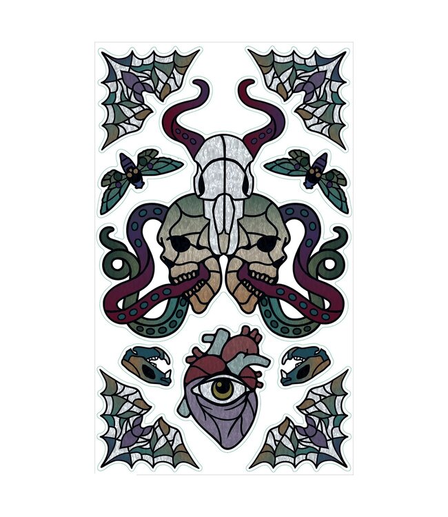 Amscan Dark Academia Skull Glass Grabber