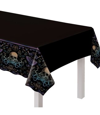 Dark Academia Plastic Table Cover