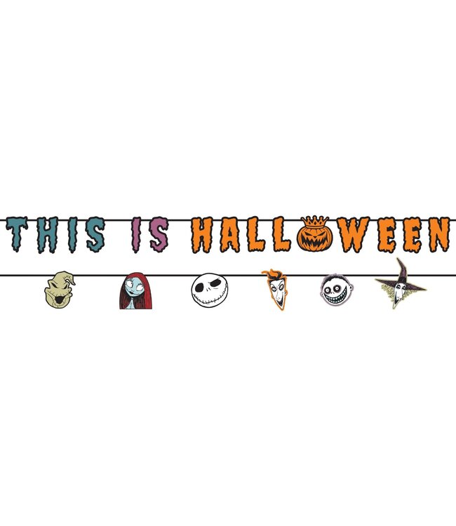 Amscan Nightmare Before Christmas Felt Banner Kit