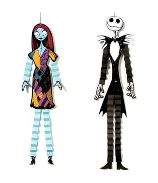 Nightmare Before Christmas Jack & Sally Ceiling Decorations