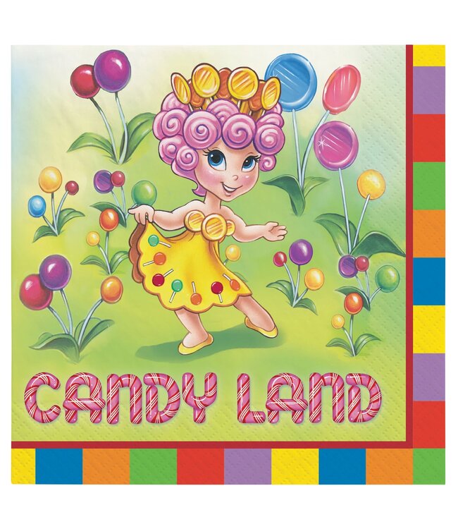 AMSCAN Candyland Luncheon Napkins