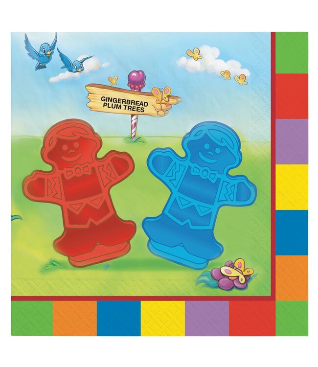 AMSCAN Candyland Beverage Napkins