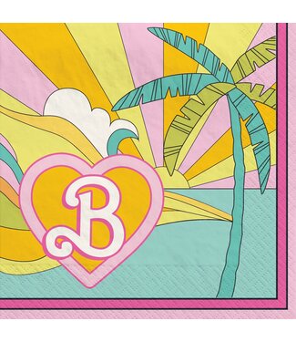 Amscan Vintage Barbie Beverage Napkins