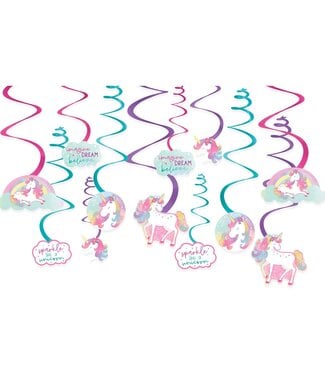 Enchanted Unicorn Swirls-12 ct