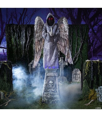 Morris 96" Cemetery Angel Animated Halloween Prop