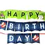 GHOST BUSTERS Ghostbusters Jointed Happy Birthday Banner