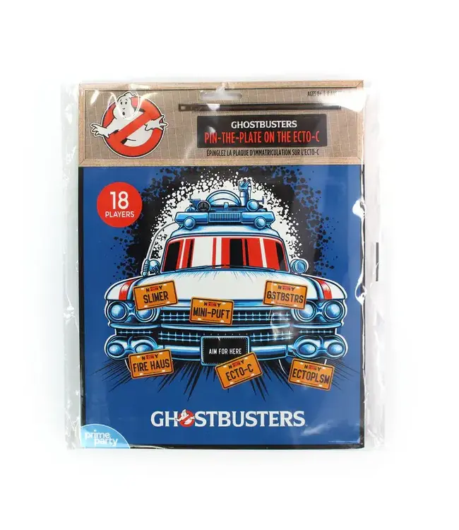 GHOST BUSTERS Ghostbusters Stick the License Plate on the Ecto 1 Game