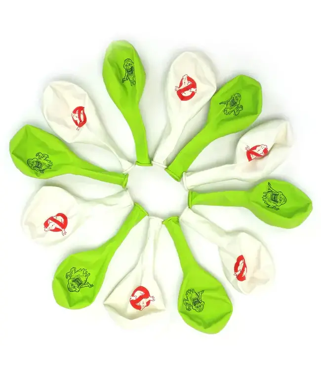 PRIME PARTY Ghostbuster Latex Balloons set of 12