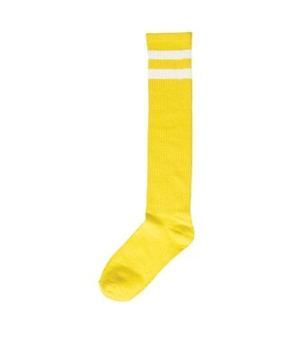 Yellow Striped Knee Socks