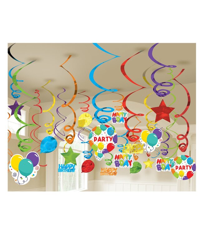 Birthday Celebration Mega Value Pack Swirls