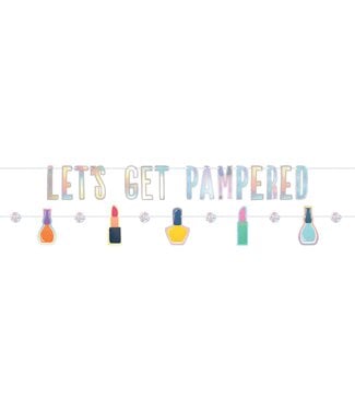 Amscan Spa Party Letter Banner Kit