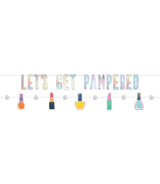 Amscan Spa Party Letter Banner Kit