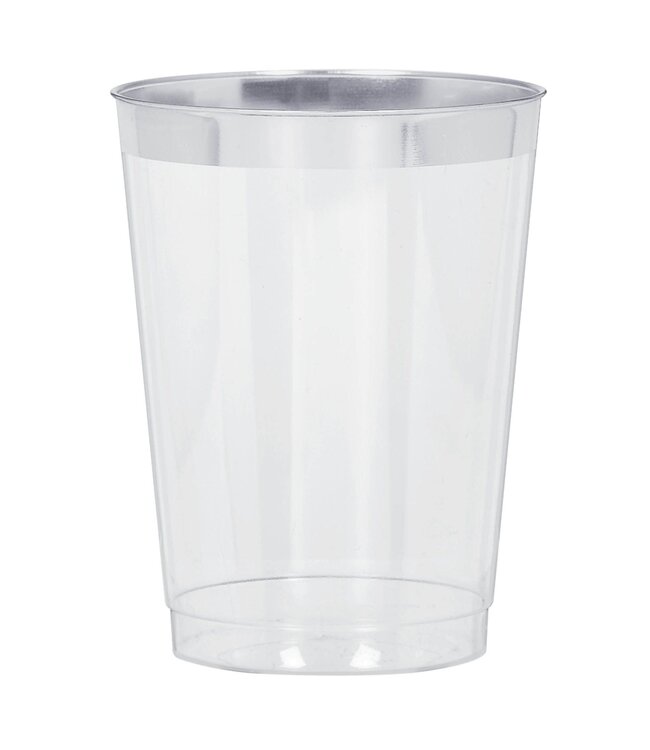 Silver Trim Tumbler, 10 oz.