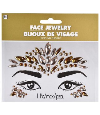Face Jewels Gold