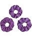 Amscan Scrunchies - Purple-3ct