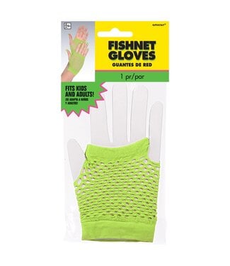Amscan Neon Short Fishnet Gloves