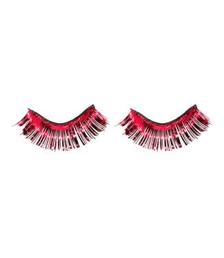 Red Tinsel Eyelashes